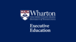 Logo of Wharton Aresty Institute of Executive Education at the University of Pennsylvania, featuring the university's emblem above the text.